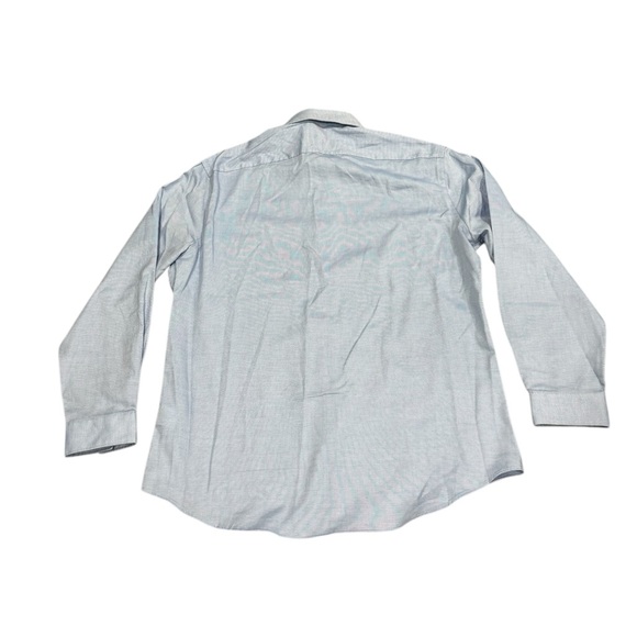 Men’s Blue Long Sleeve Button Down Dress Shirt Large 16 1/2 32-33 - Picture 4 of 9